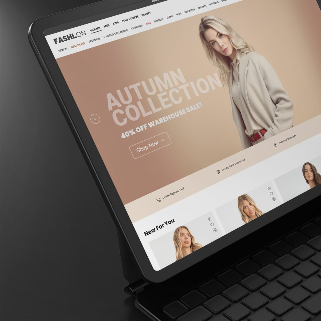 UI Case Study - Fashi.On Website